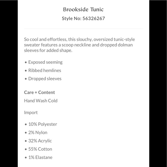 Free People Brookside Tunic in Starlight Blue. XS - Picture 7 of 7